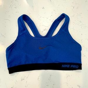 Nike Pro Blue/Black Sports Bra